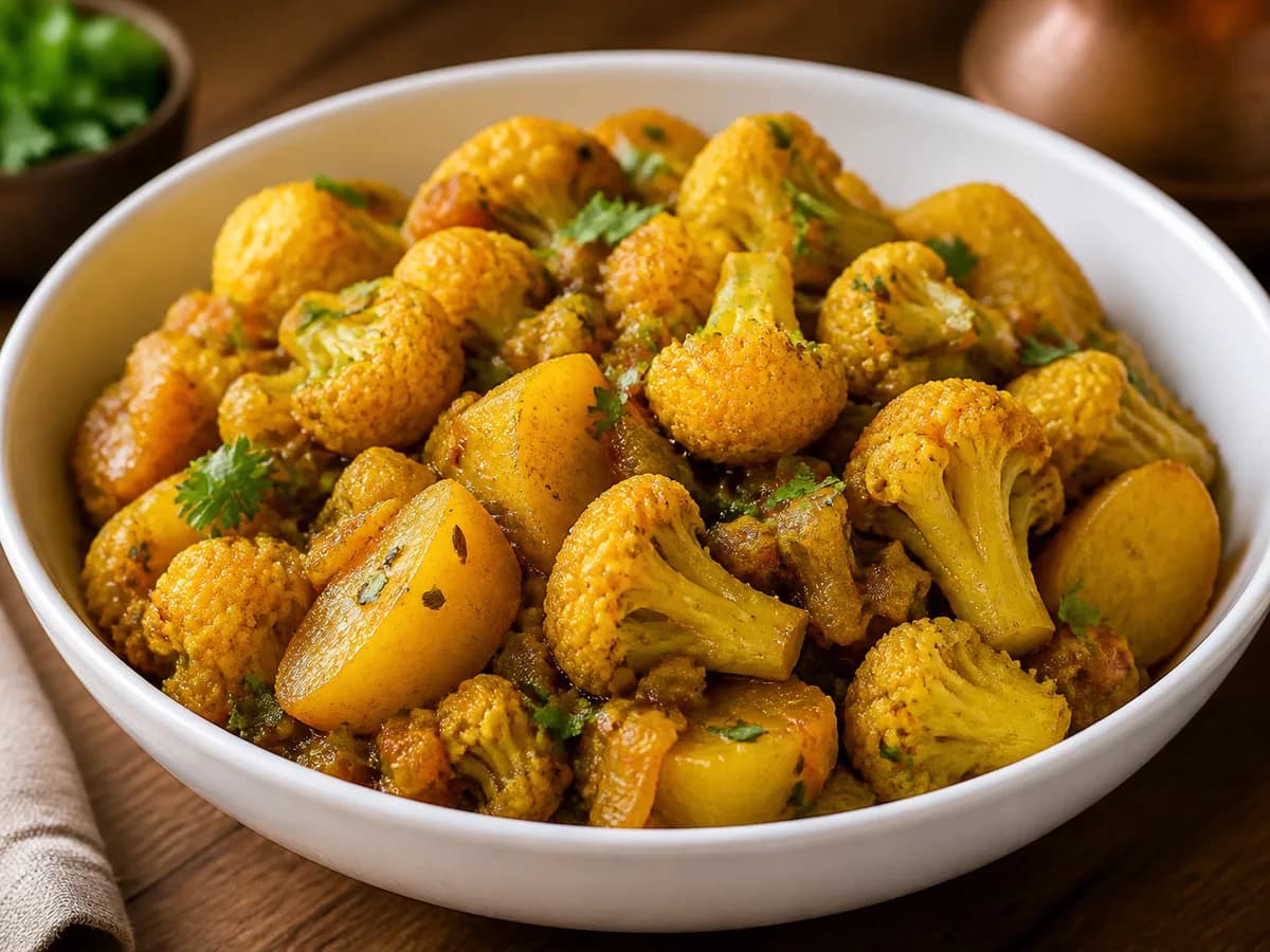 Aloo Gobi at Kesar Garden Rasoi