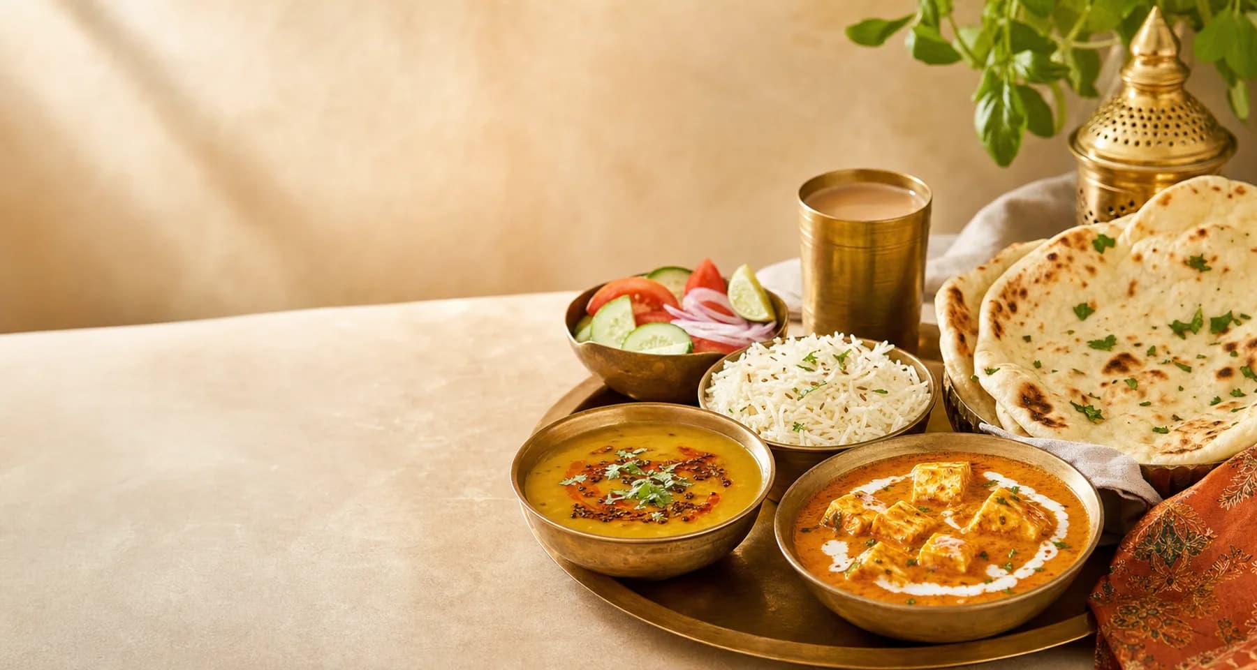 Vegetarian dishes from Kesar Garden Rasoi