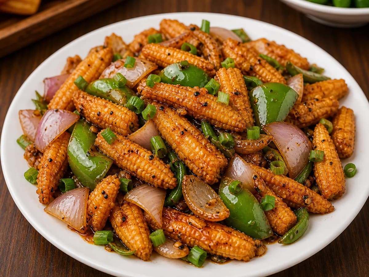 Babycorn Crispy at Kesar Garden Rasoi