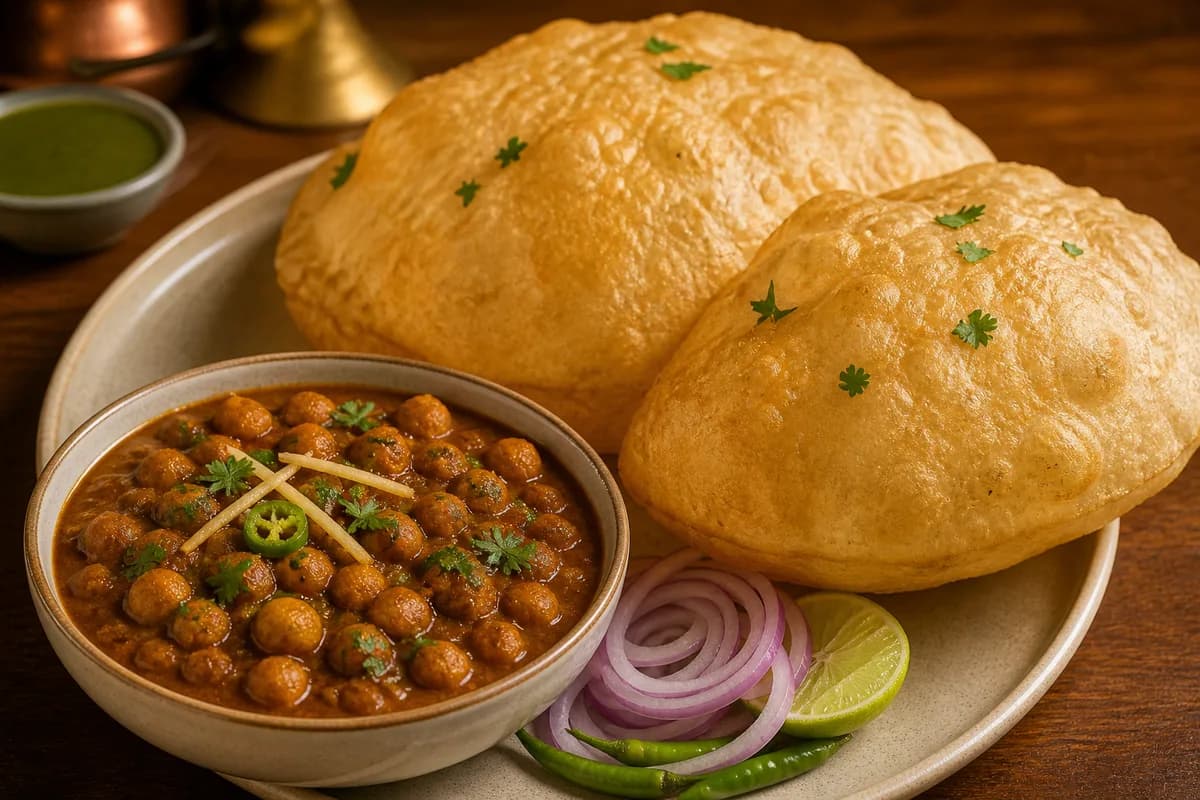 Chole Bhature at Kesar Garden Rasoi