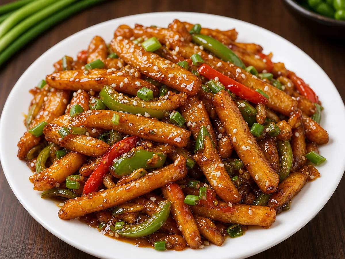 Honey Potato Chilli at Kesar Garden Rasoi