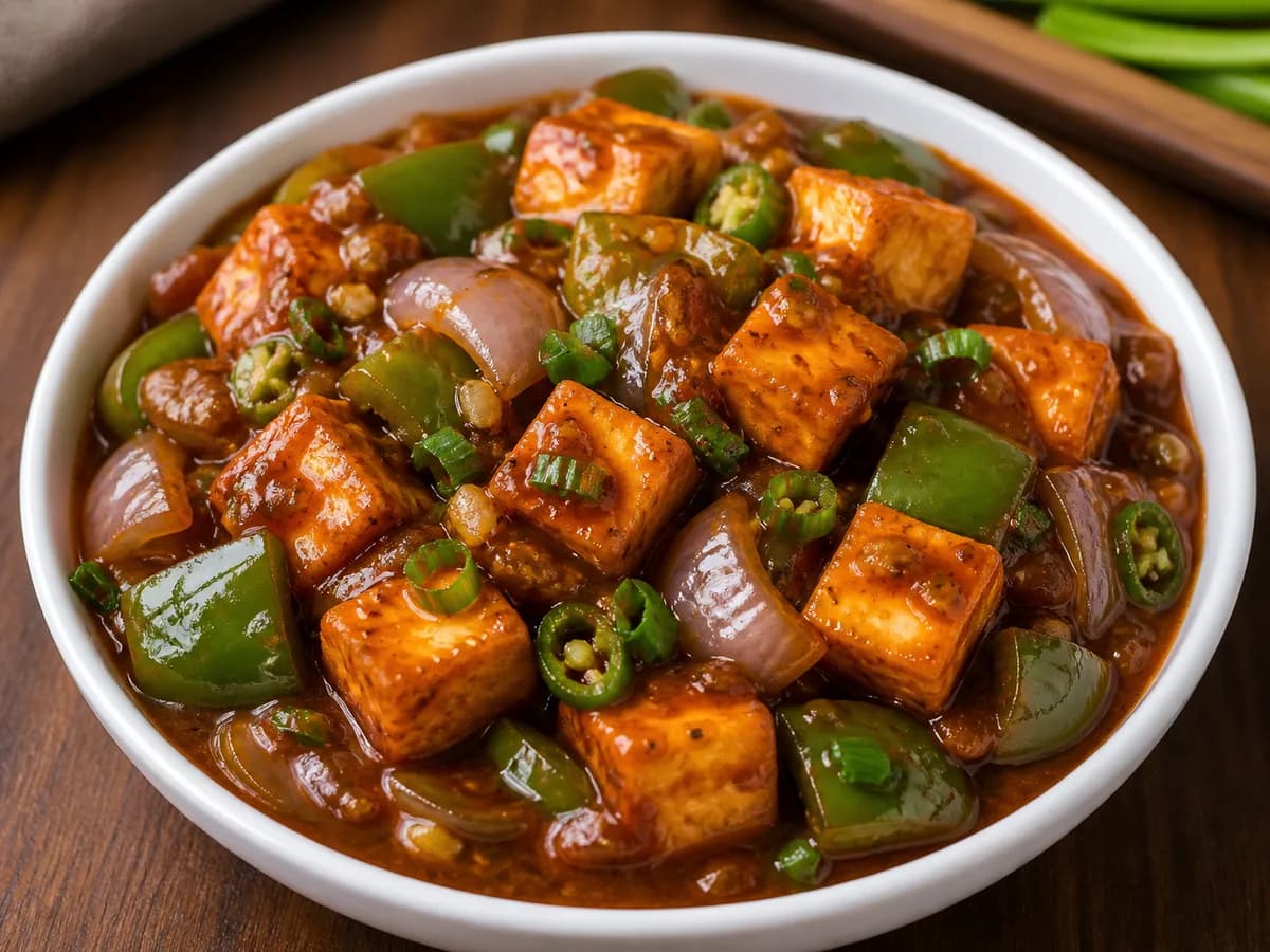 Paneer Chilli Gravy at Kesar Garden Rasoi