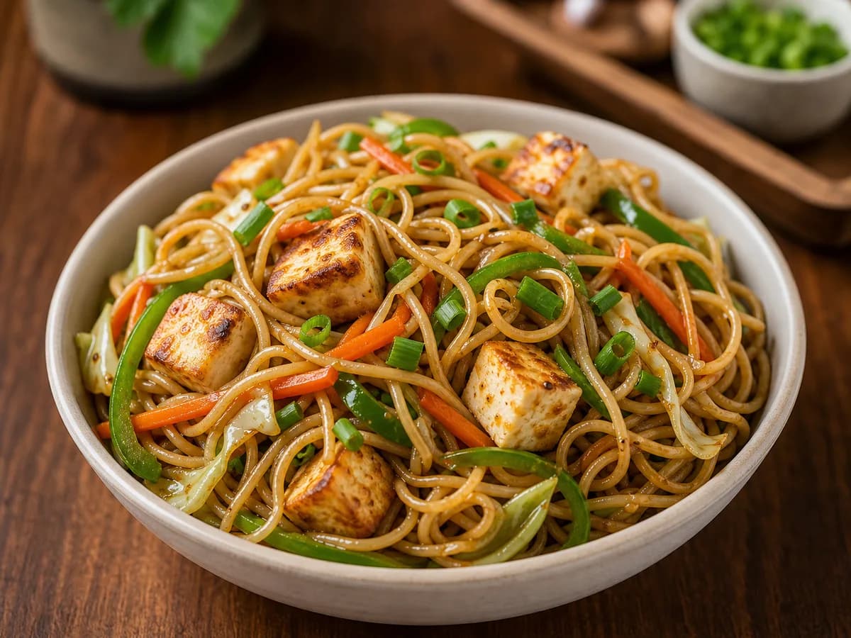 Paneer Chowmein at Kesar Garden Rasoi