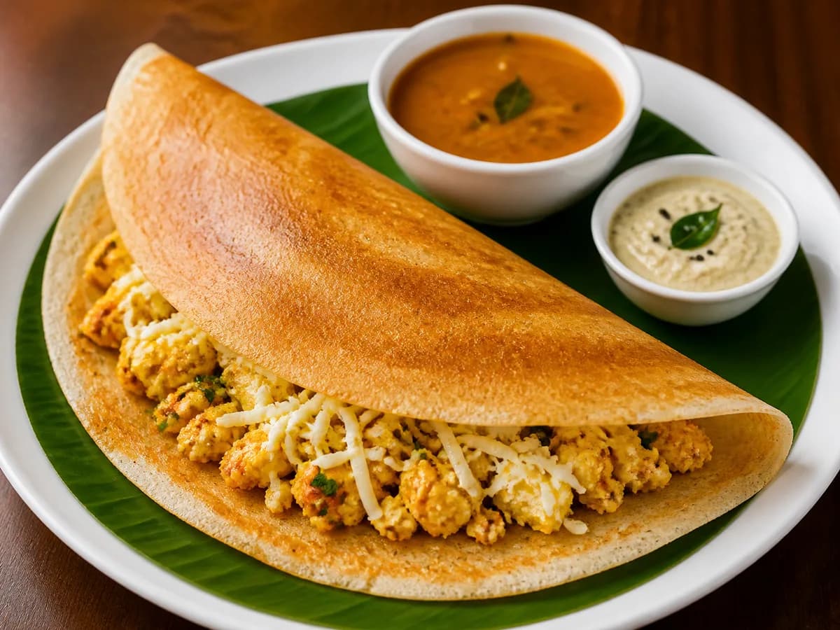 Paneer Dosa at Kesar Garden Rasoi