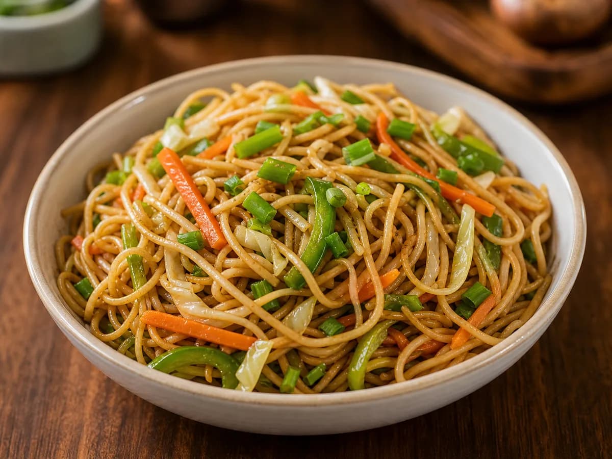 Veg Chowmein at Kesar Garden Rasoi