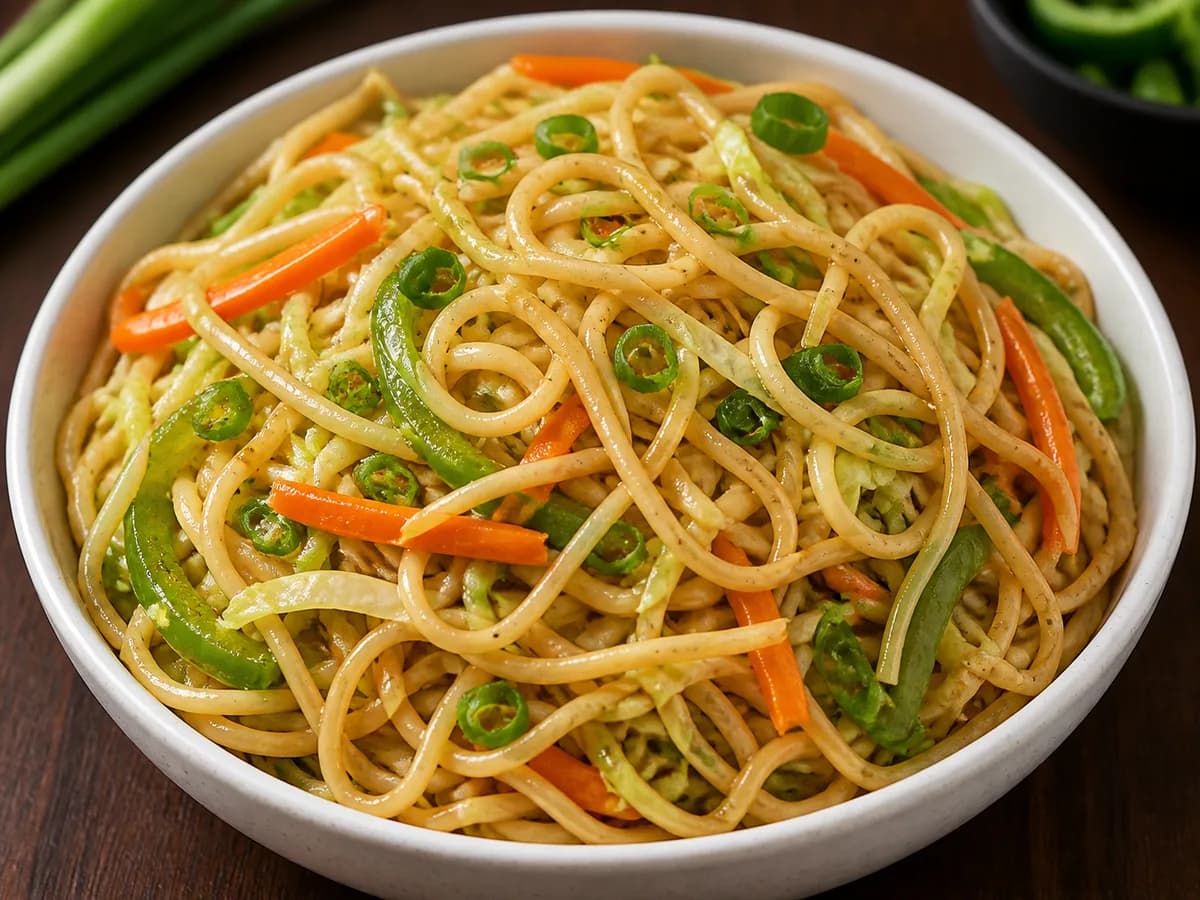 Veg Hakka Noodles at Kesar Garden Rasoi