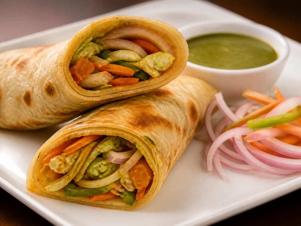 Veg Roll at Kesar Garden Rasoi